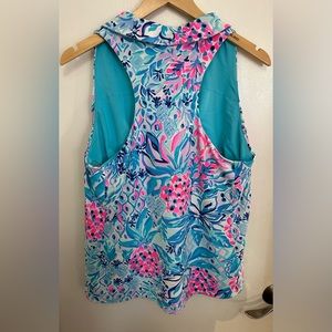 Lily Pulitzer Lakelyn Princess Print Racer Back Top XL